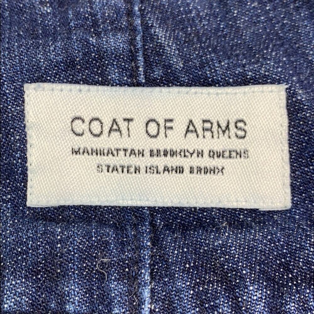 COAT OF ARMS Men's Blue Denim Bermuda Shorts with Pockets - Picture 7 of 9